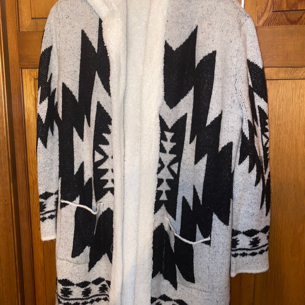 Women’s Aztec and Sherpa cardigan